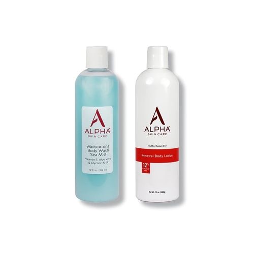 Renewal Body Lotion & Moisturizing Body Wash Sea Mist