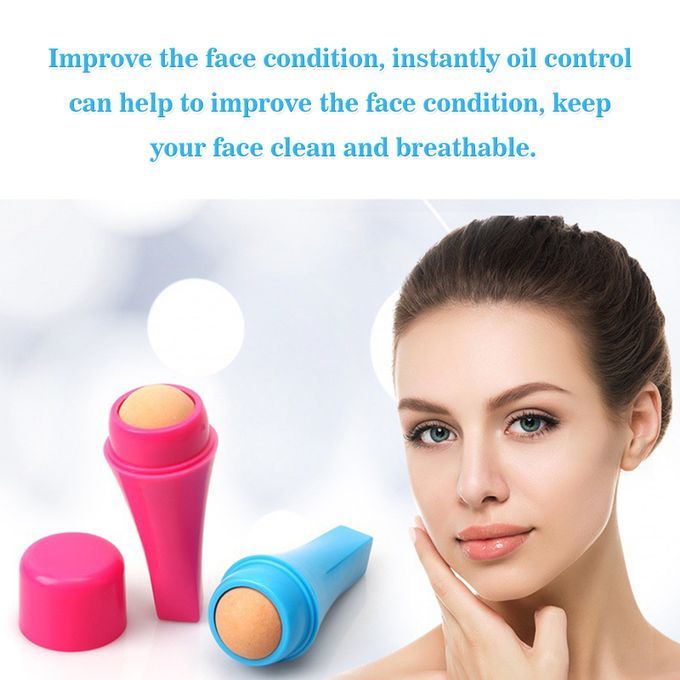 Oil-Absorbing Volcanic Face Roller Reusable Facial Skincare