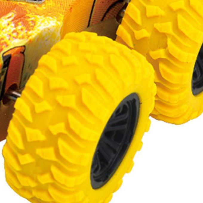 Inertia Four-Wheel-Drive Model  Ar Off-Road Vehi Le Double-sided Tru K Toy  Ar-yellow