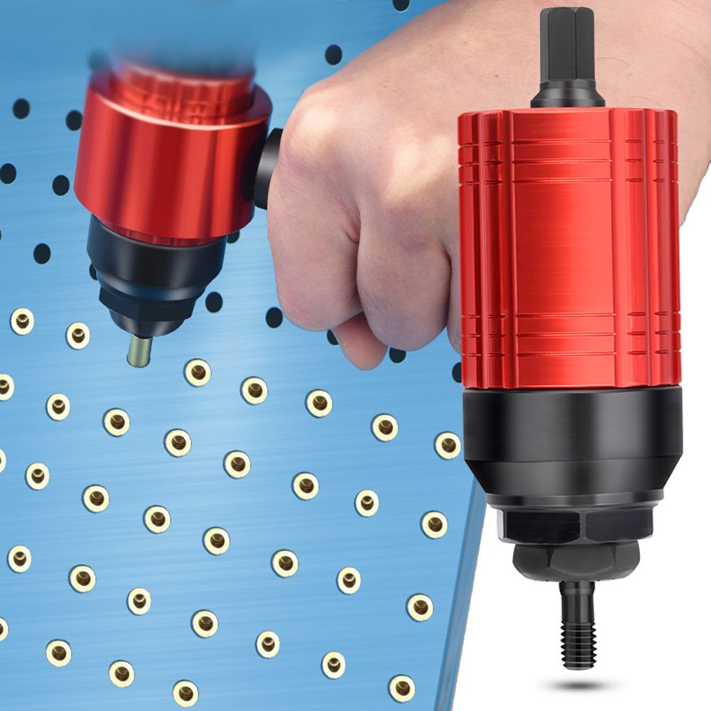 Detachable Manual Electric Rivet Nut Tool Conversion Hand Rivet Nut Set Electric Pneumatic Rivet Machine Quick Conversion Set