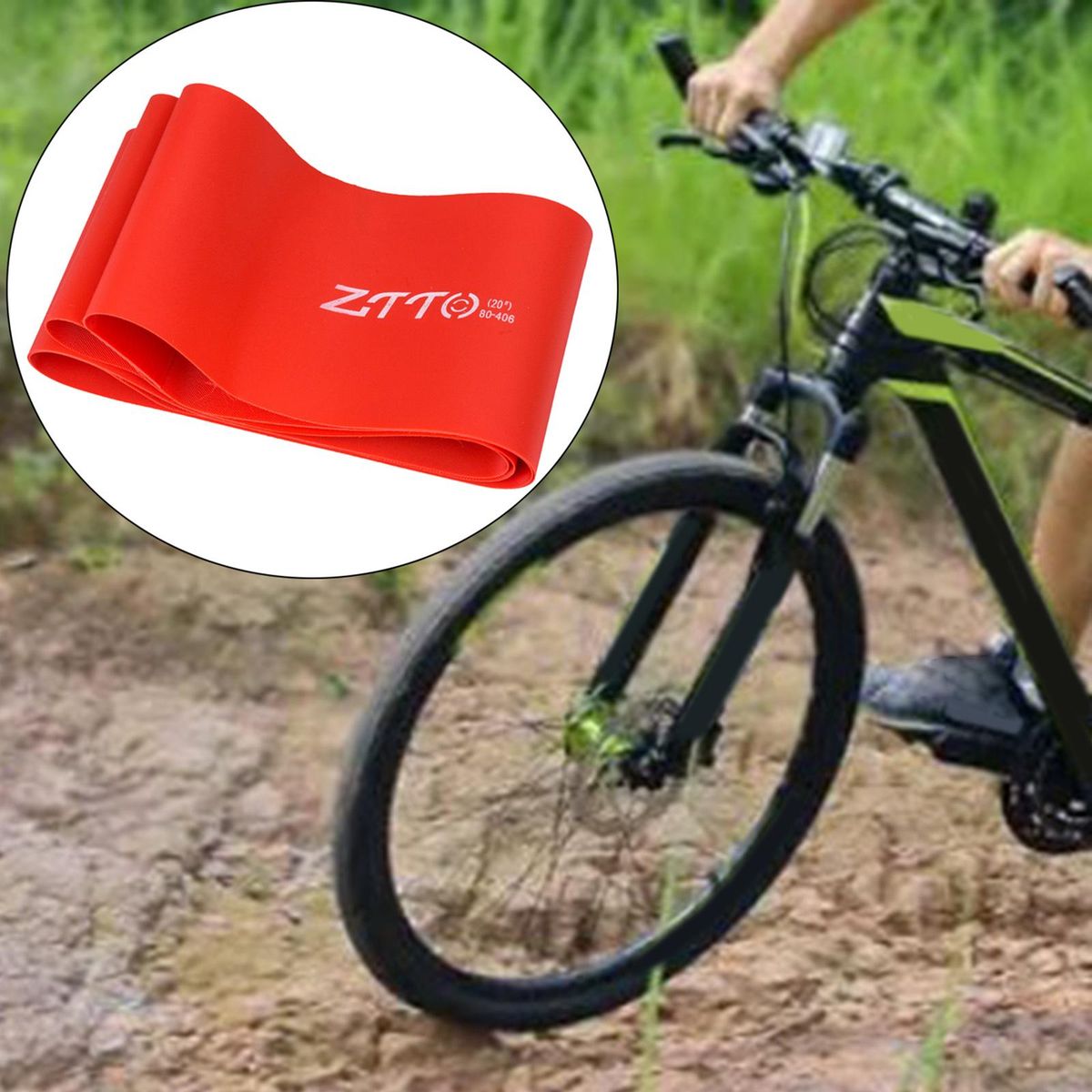 2x  Tire Liner Bike Tyre Anti-Puncture  Belt
