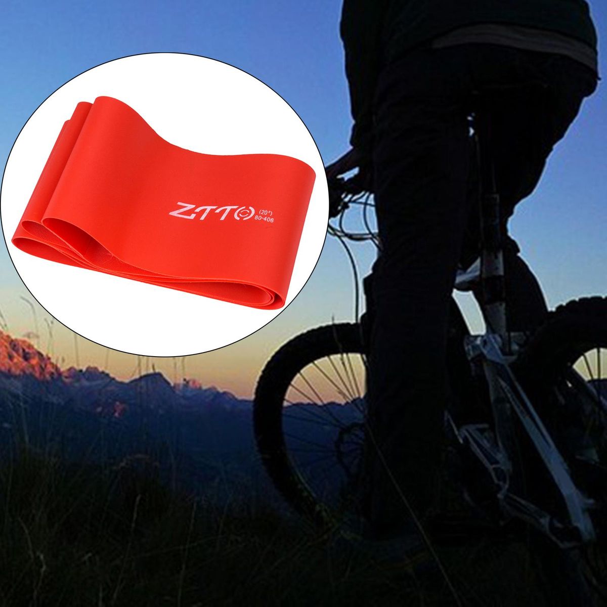 2x  Tire Liner Bike Tyre Anti-Puncture  Belt