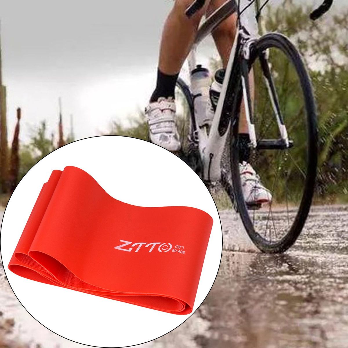 2x  Tire Liner Bike Tyre Anti-Puncture  Belt