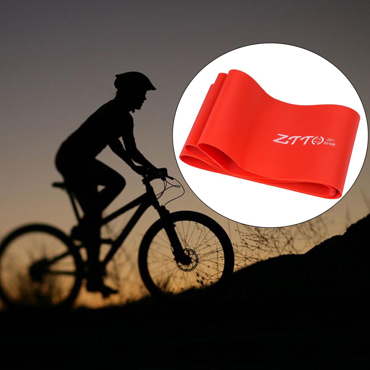 2x  Tire Liner Bike Tyre Anti-Puncture  Belt