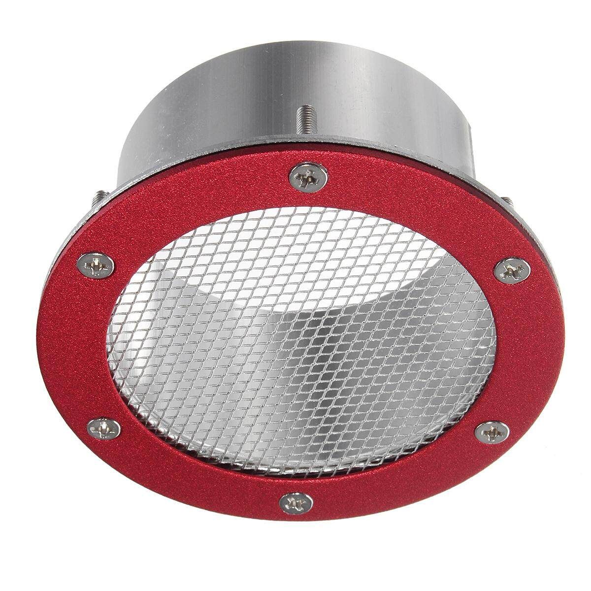 Universal Car Auto Racing Air Duct Grille Bumper Vent Inlet For Cold Air Intake Red (red)