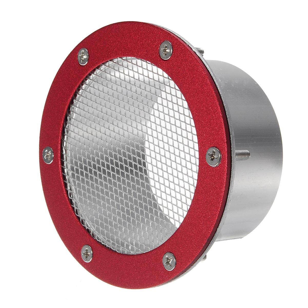 Universal Car Auto Racing Air Duct Grille Bumper Vent Inlet For Cold Air Intake Red (red)
