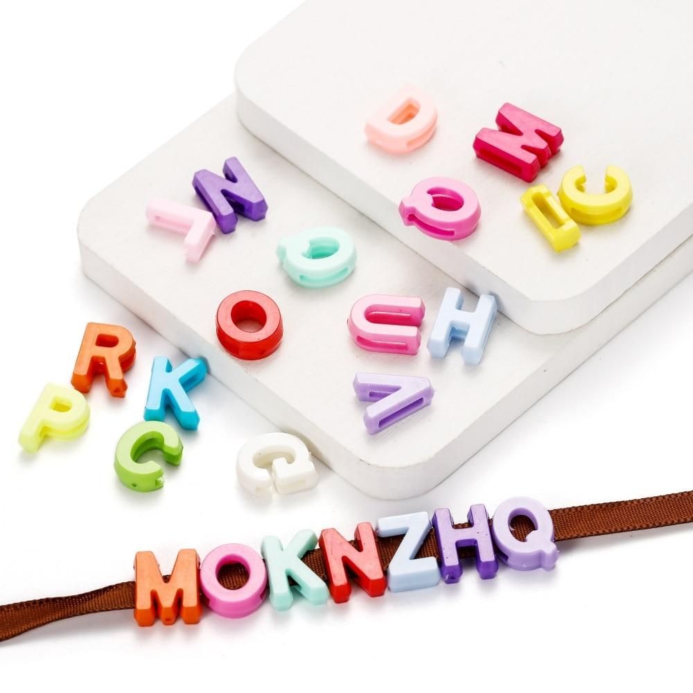 20g/Pack 12mm Multicolour Random Letter Beads Acrylic Alphabet Loose Spacer Beads For DIY Bracelet Jewelry Making Accessories