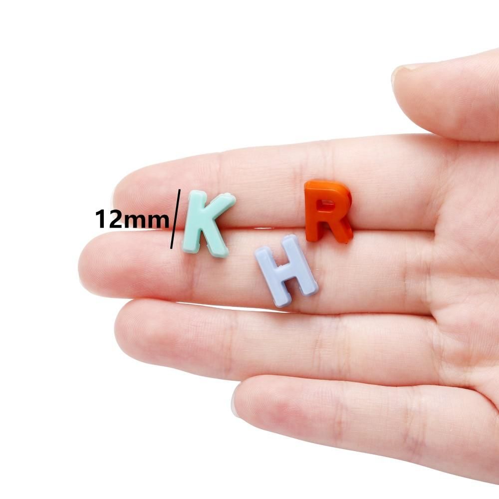 20g/Pack 12mm Multicolour Random Letter Beads Acrylic Alphabet Loose Spacer Beads For DIY Bracelet Jewelry Making Accessories