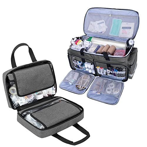 Trunab Small First Aid Kit Bag Empty Portable Emergency Kits