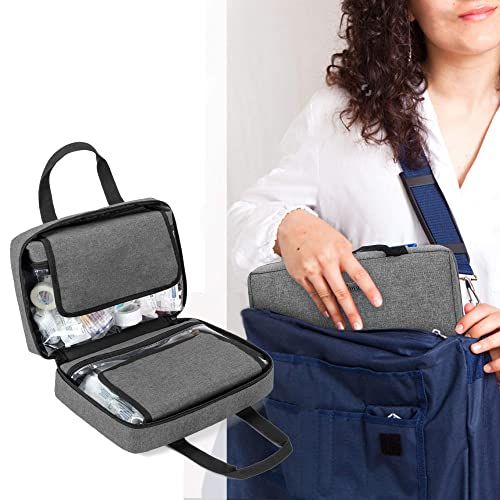 Trunab Small First Aid Kit Bag Empty Portable Emergency Kits