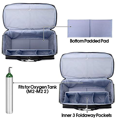 Trunab Small First Aid Kit Bag Empty Portable Emergency Kits