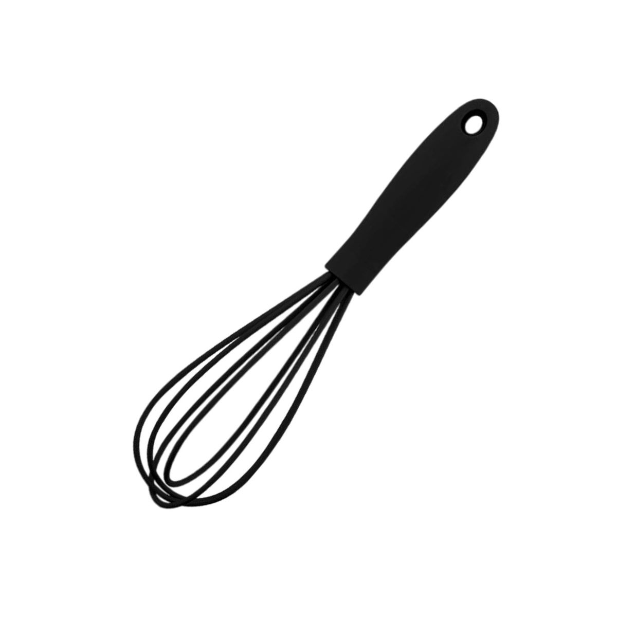 Silicone Whisk Utensil Kitchen Cookware Mixer Egg Beater For Black