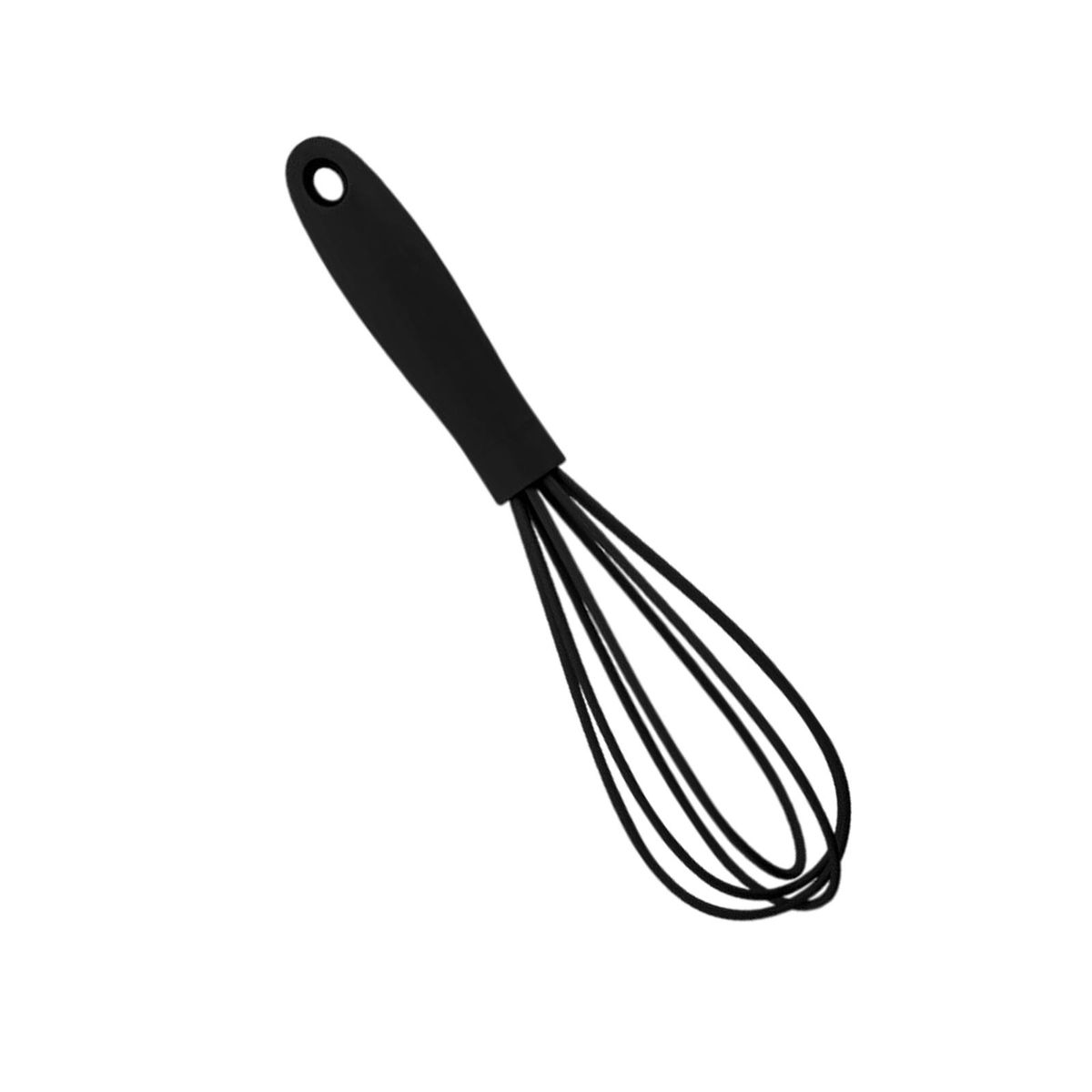 Silicone Whisk Utensil Kitchen Cookware Mixer Egg Beater For Black