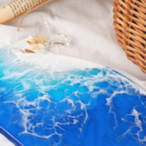 Resin Tray Mold Coaster Mould DIY Ocean Wave