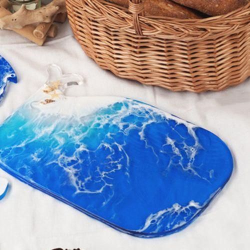 Resin Tray Mold Coaster Mould DIY Ocean Wave