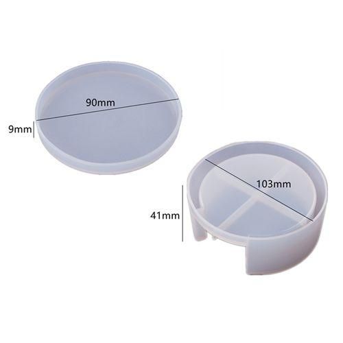 Round Coaster Silicone Mold DIY Epoxy Resin