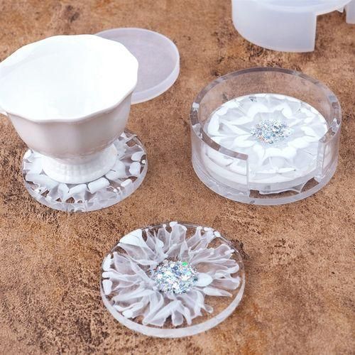Round Coaster Silicone Mold DIY Epoxy Resin