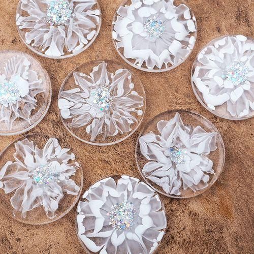 Round Coaster Silicone Mold DIY Epoxy Resin