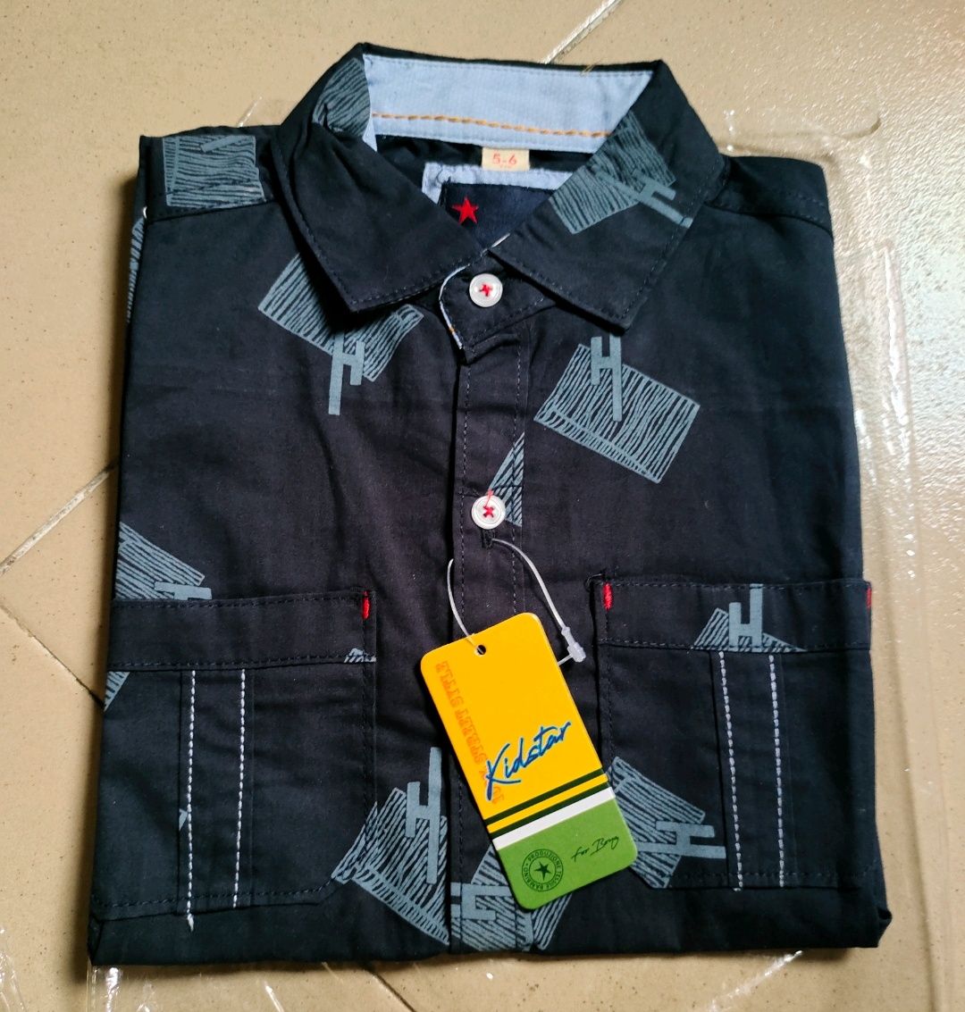 Boy's Kid Star Button Down Shirt