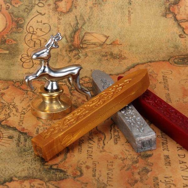26 Letters Classic Alphabet Initial Sealing Seal Stamp Brass Copper Head A-Z X X