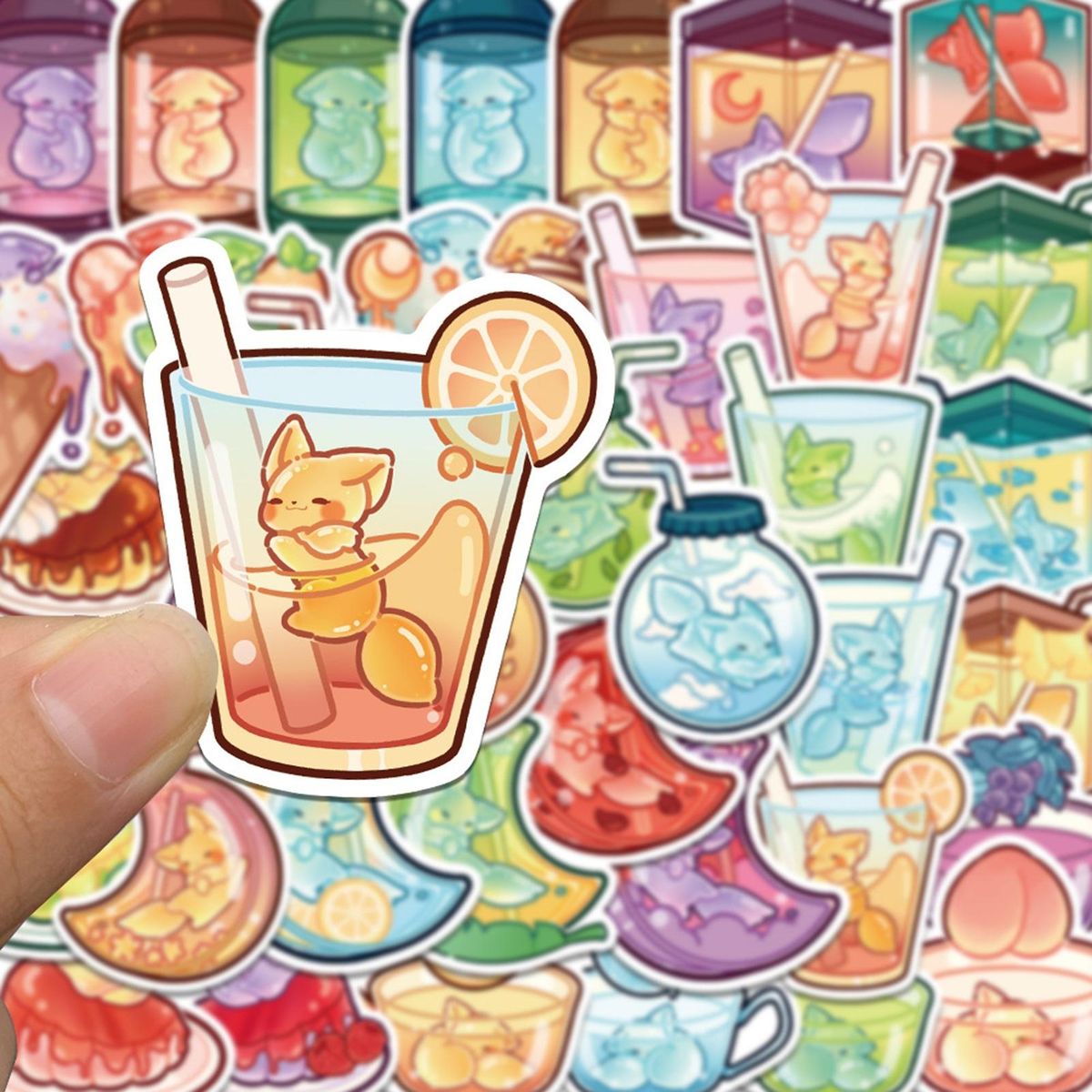 40Pcs Anime Stickers Scrapbook Laptop Phone Car Cartoon Stickers Multicolor