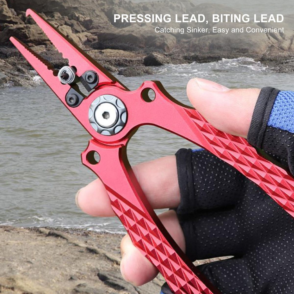 1 Set Fishing Fishing Wire Control Fish Cutter Red