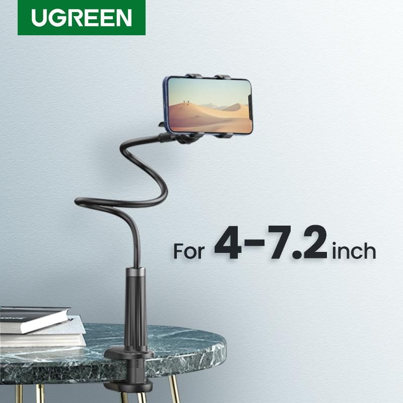Gooseneck Clip Phone Holder for Bed Desk Cell Phone Mount