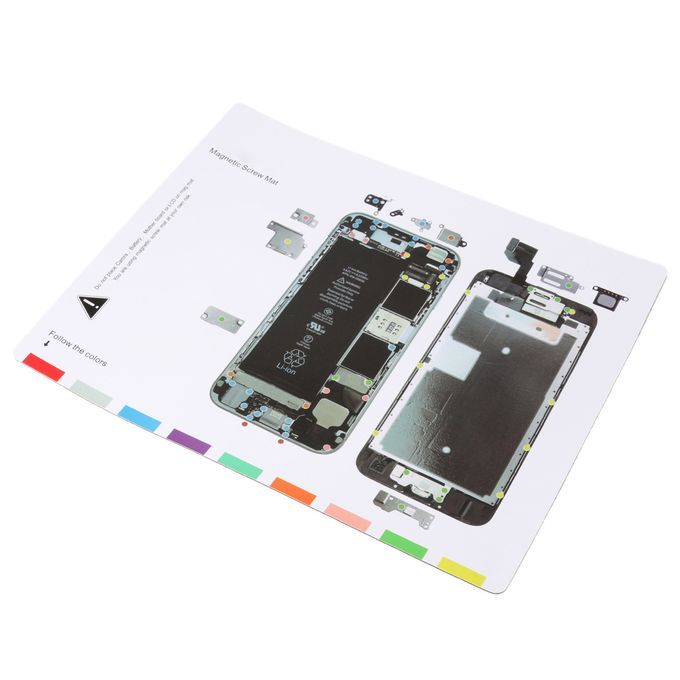 2Pcs Professional Magnetic Screw Chart Mat Fix Guide Tools For IPhone