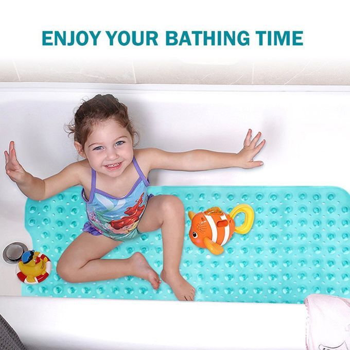 Non-Slip Bathtub Mats Extra Long Tub Mat Machine Washable Sh