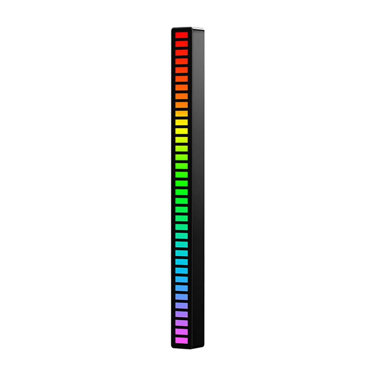 LED Strip Light with Sound Control Voice-Activated Pickup Rhythm Lamp Ambient Light RGB Colorful Tube Lamp USB Rhythmic Light