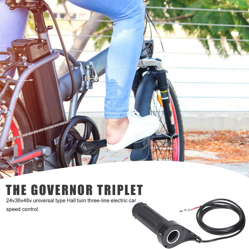 24V 36V 48V 3 Wires Twist Throttle Grip For Electirc