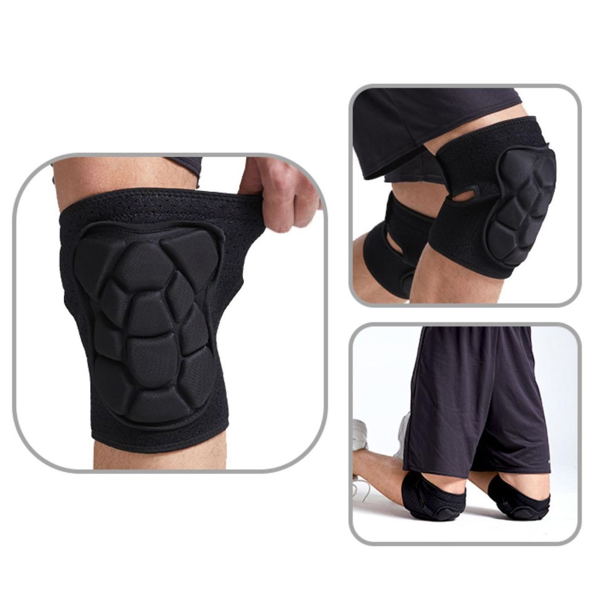 1 Pair Ski Knee Pads Quick Release Ski Knee Pads
