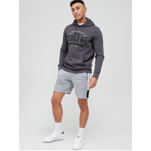 Mens Simple Short Joggers- Grey