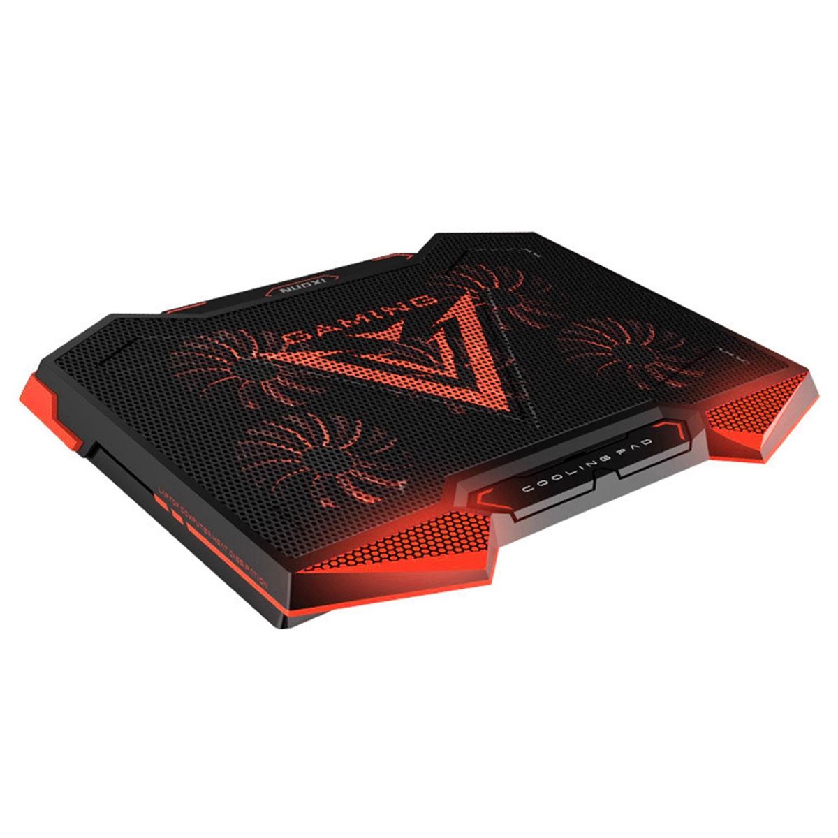 NUOXI Laptop Cooler 5 LED Fans Dual USB Interface Laptop