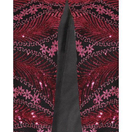 Stunning Sequence Ladies Jacket-pink. Lj-4609