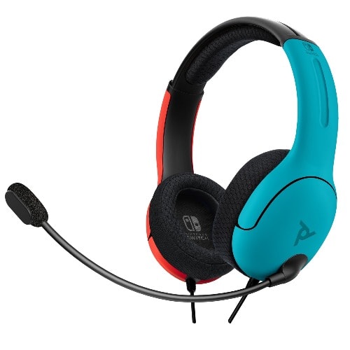 Pdp Gaming Lvl40 Wired Stereo Gaming Headset With Noise Cancelling Microphone: Blue/red