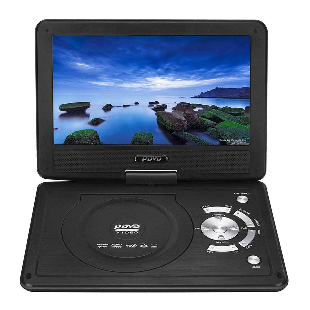 Portable DVD Player + Case Holder Car Headrest For 10'' Carrying Travel Black
