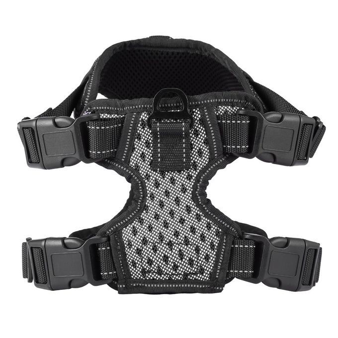 Adjustable Pet Dog Harness Vest  Omfortable Pet Vest Dog Su Lies Easy  Ontrol-Black-M