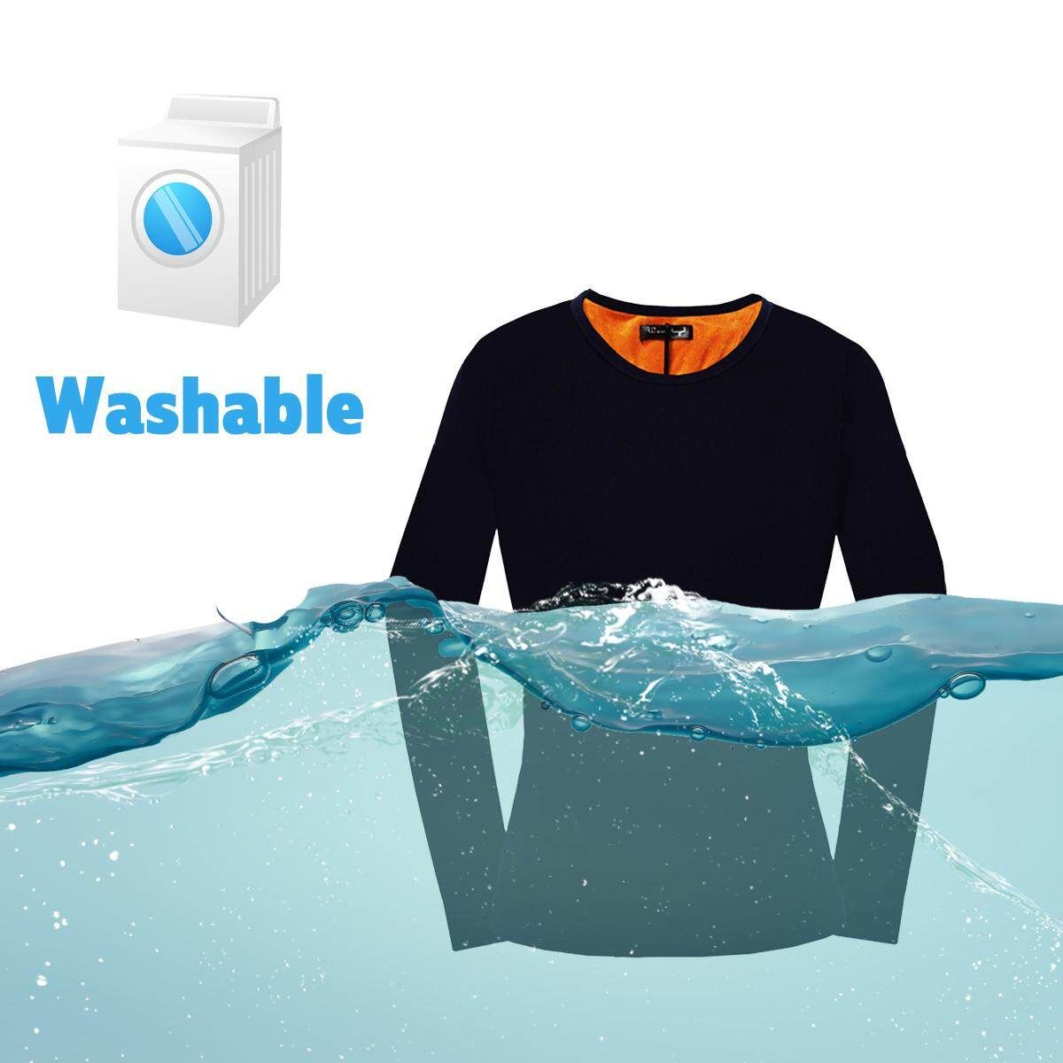 S / M / L / XL / 2XL / 3XL --Electric USB Winter Heating Coat Clothes Woman Washable Adjustable Temperature -- Black Black L