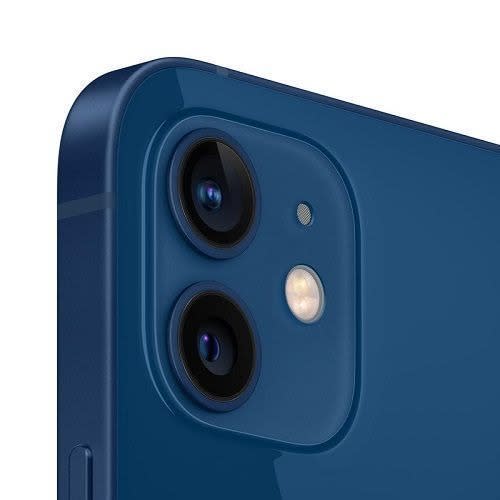 iPhone 12 - 6.1" Display- 128GB ROM - 4GB RAM - Single Sim - 2815mah + Pouch & Screen Glass - Blue