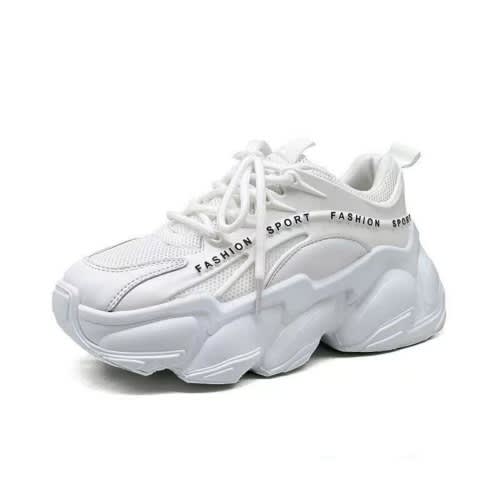 Ladies Wolfpung White Sneakers