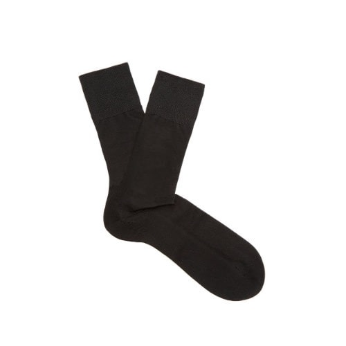 Knee-High-Socks  - Black