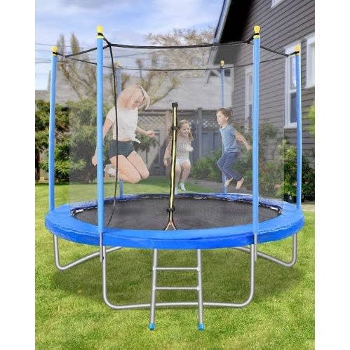 8ft Kid's Trampoline With Safety Net