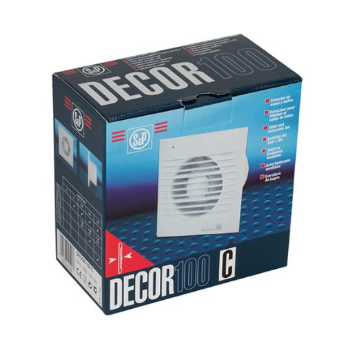 S&p Ventilation Fan Decor 100 C