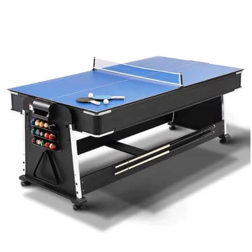 4 In 1 Combo Pool Table - Tennis Table - Air Hockey - Dining Table - 7 Foot
