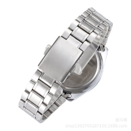 Men Stainless Steel  Watch With Calender   - Green