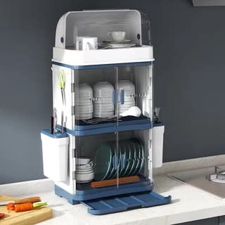 Plates Rack With Cover- 3 Layers