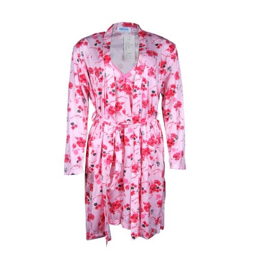 Night Gown With Robe - Multicolor