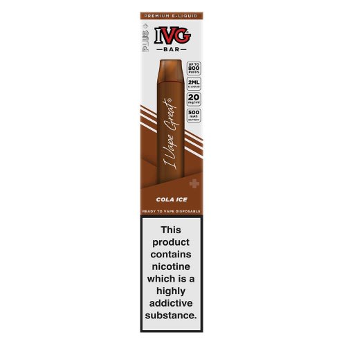 Ivg Bar Plus COLA ICE Disposable Vape Pen - 800puffs
