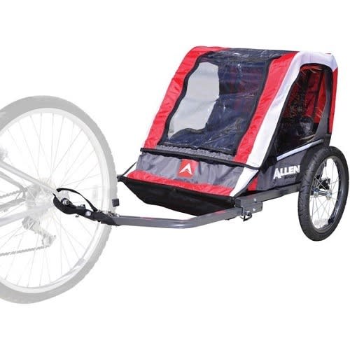 Ast202 Steel 2-child Trailer - Red